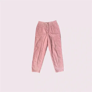 Pink corduroy Dockers high waist pants
